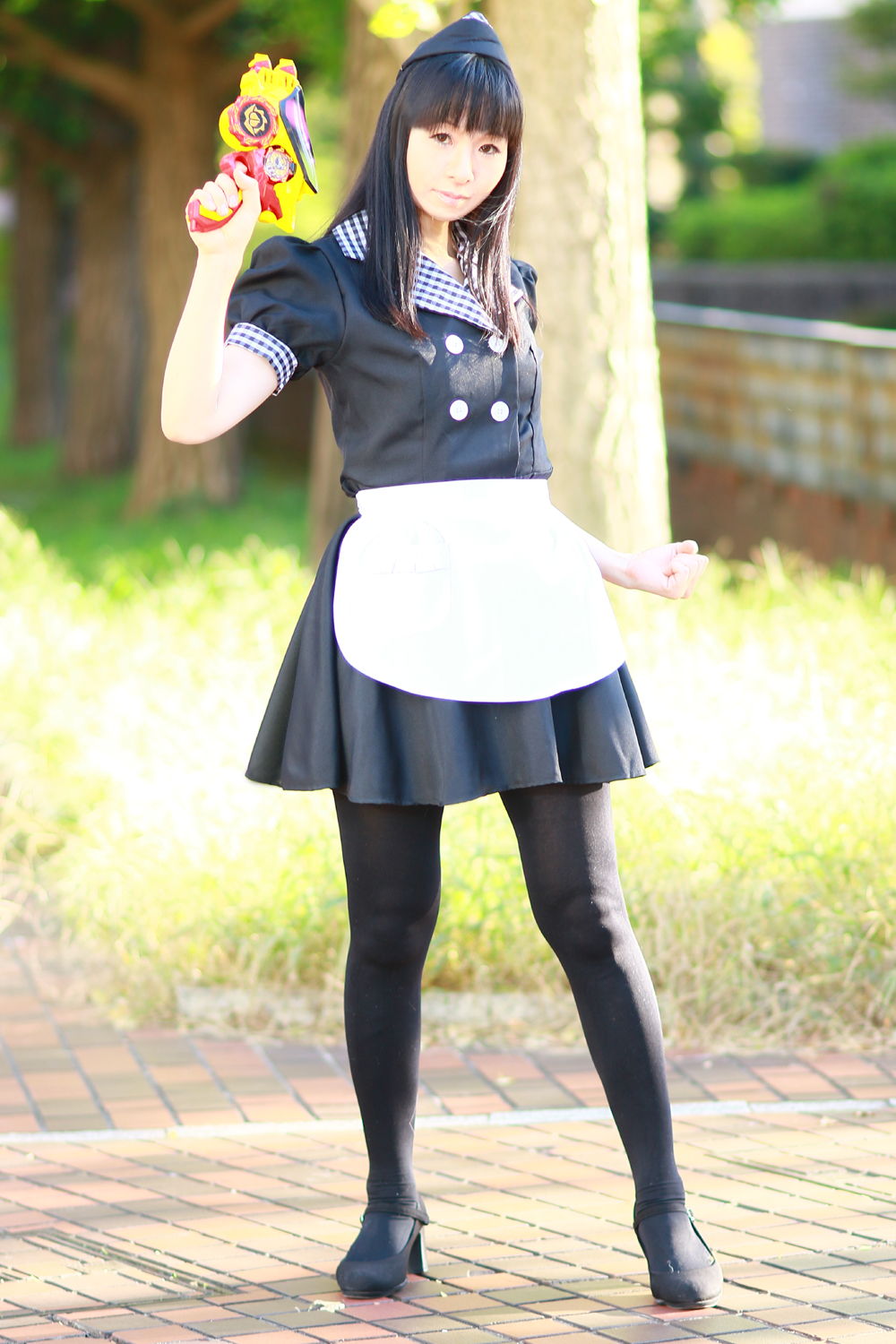 【レア】ドンブラザーズ 鬼頭はるか 喫茶どんぶら ウェイトレス コスプレ 衣装 日吉舞@コス衣装色々製作中 on X: 