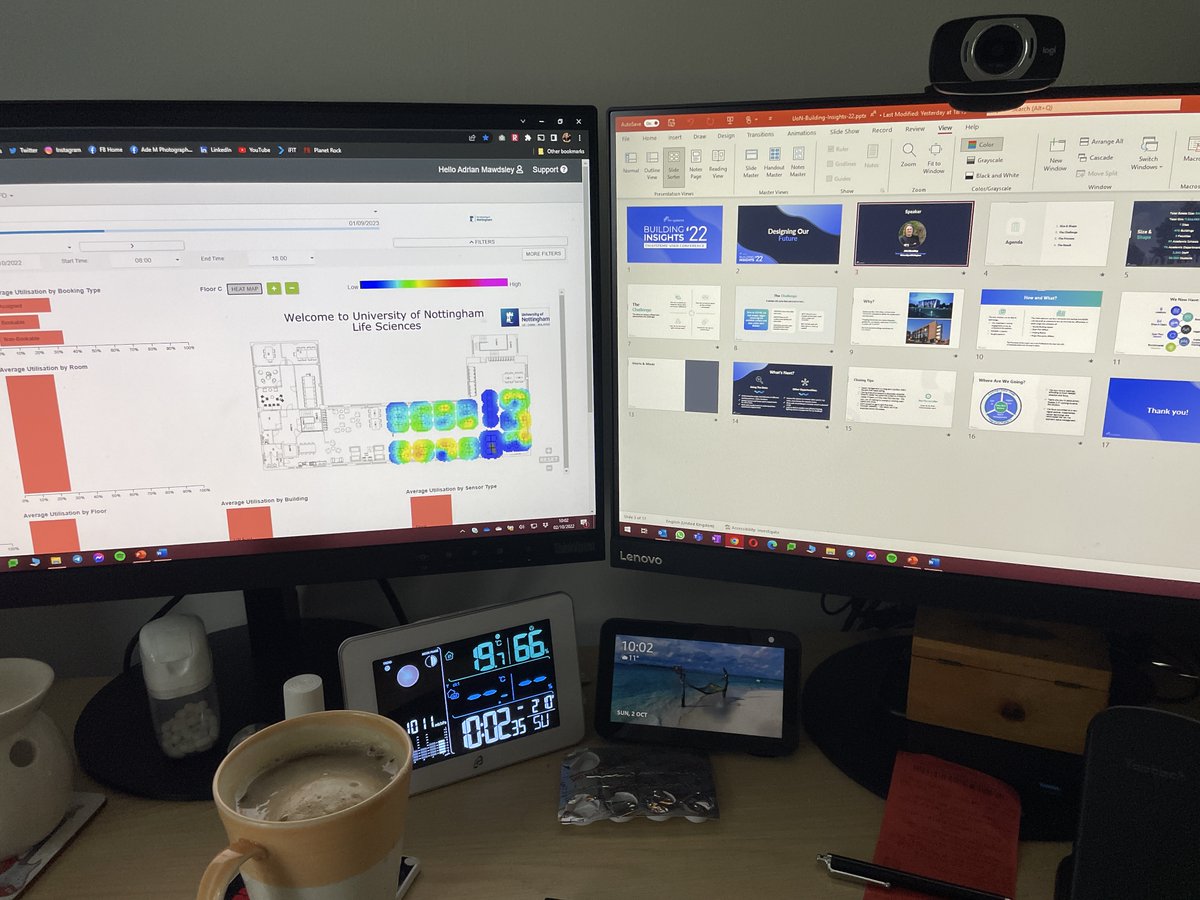 Sunday morning... #coffee and speakers notes for @fm_systems  #BuildingInsights22 #Tech #CaseStudy #Agile #SmartCampus