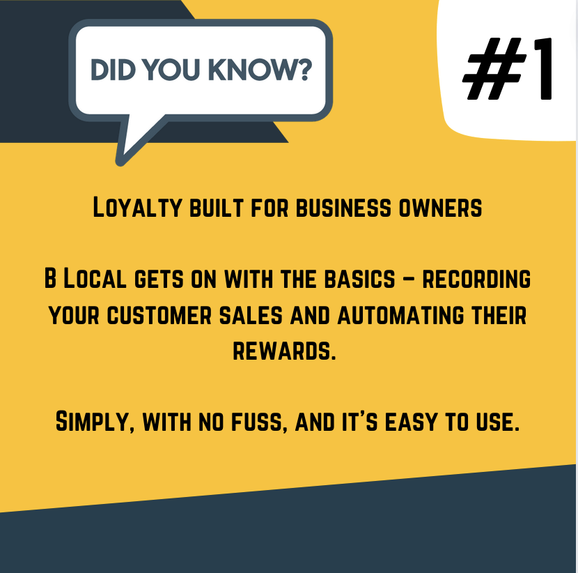 Seven Facts, over Seven Days

#SME #irish #blocal #ireland #loyalty #business #loyaltyscheme #rewarding #LocalEnterprises #christmassaver #BusinessNews #createloyalty #sme