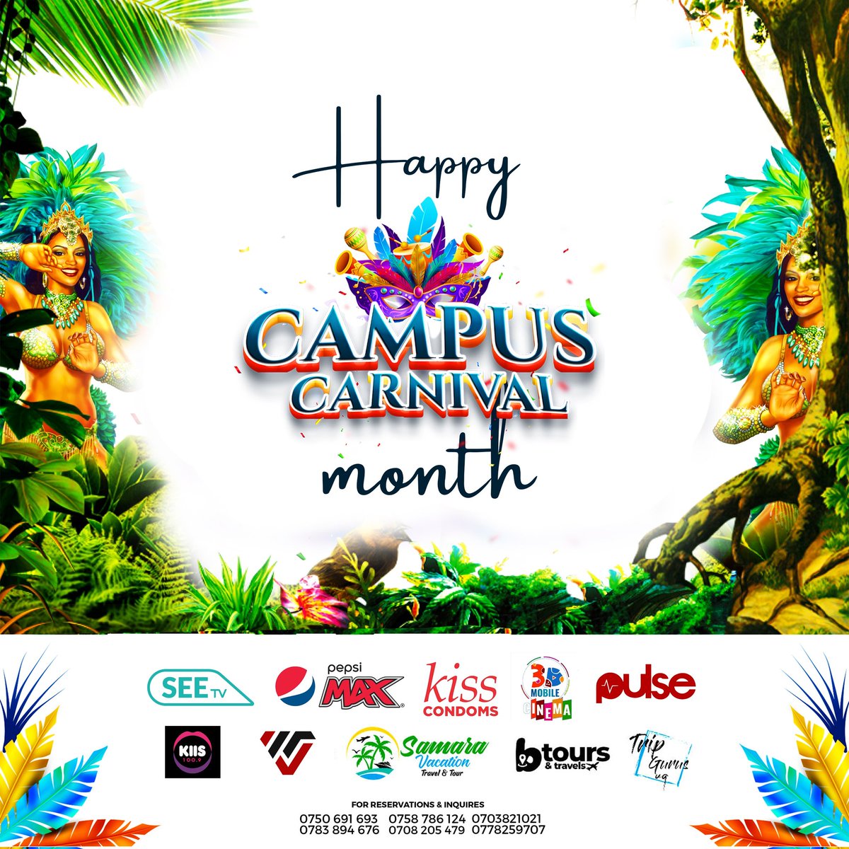 Happy New Month Salary Earners
Let's put that Salary into circulation 
@btours256 <a href="/SamaraVacation/">SAMARA VACATION</a> <a href="/TripGurus_Ug/">Trip Gurus Uganda🇺🇬</a> <a href="/Texusgrafix/">Texus Grafix</a> <a href="/CharlotteBae9/">Miss Charlotte</a> <a href="/visuals_mafia/">Mafia Visuals</a> <a href="/seetvuganda/">SEE TV</a> <a href="/pepsi/">Pepsi</a> <a href="/PepsiMAX/">Pepsi MAX</a> <a href="/kisscondomsug/">Kiss Condoms Uganda</a> <a href="/PulseUganda/">Pulse Uganda</a> <a href="/KIIS1065/">KIIS 1065</a>