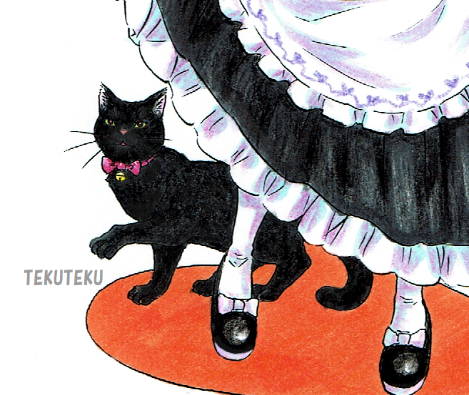 「それぞれ寄りにゃ #猫好き #illustration #オリジナルイラスト 」|TEKUTEKUのイラスト