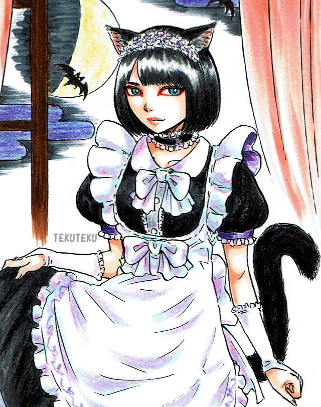 「それぞれ寄りにゃ #猫好き #illustration #オリジナルイラスト 」|TEKUTEKUのイラスト