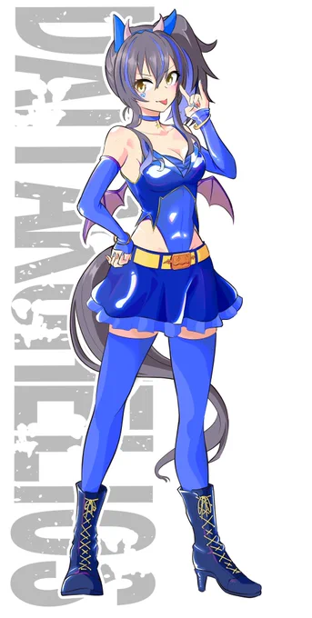 ハロウィンヘリオス想像補完図#ウマ娘 #ダイタクヘリオス(フェイスペイント忘れてたので修正して再アップさせていただきました!RTいいねしてくれた人ごめんなさい…汗) 