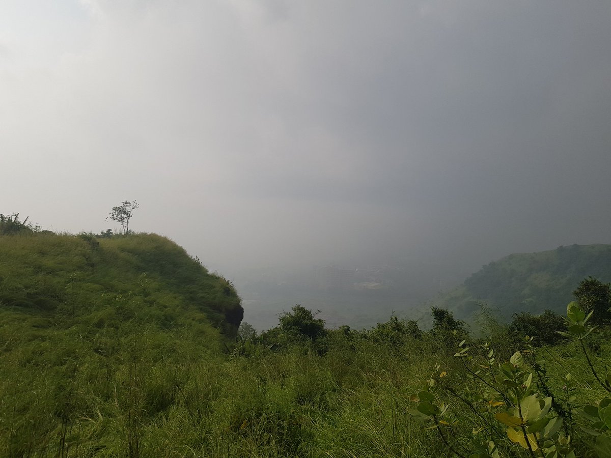 #hiking in Kharghar. With the fog and silence you can forget that there are 20 million people all around.