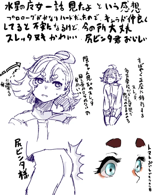 #水星の魔女
水星の魔女、一話見た
キャストの舞台挨拶も見た
そうか、台本もらうまでキャストも展開知らんのか… 