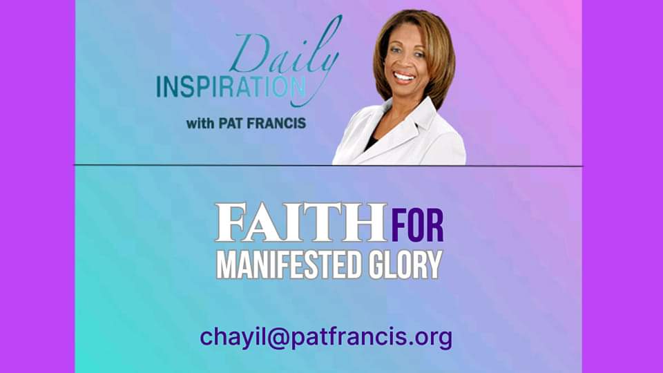 drpatfrancis's tweet photo. By faith you can add your story as someone who believed in God in spite of your circumstance and God gave you a miracle. Jesus is the same yesterday, today and tomorrow - our Awesome God
#chayildaily
#chayilglory
#faith
#ManifestedGlory https://t.co/TZ2mkME2aM