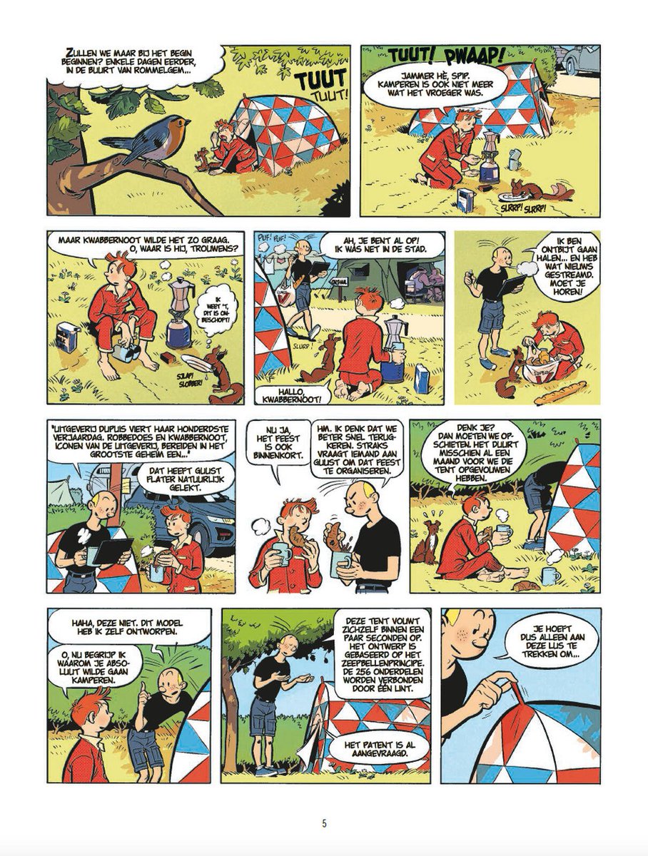 stripland_BENL's tweet photo. De eerste #Robbedoes en #Kwabbernoot (hoofdreeks) met tekenwerk van #OlivierSchwartz (#Bayard, #AtomAgency, Piccolo in Veldgroen) op scenario van #Guerrive en #Abitan verschijnt woensdag. Het verhaal van De Bobbelmannen krijgt een staartje in De Dood van Robbedoes. #Dupuis https://t.co/ZhbCjUgZI8