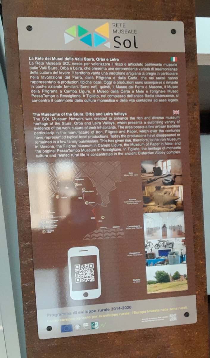 MuseoFiligrana's tweet photo. Buone notizie per il nostro MUSEO!
Siamo orgogliosi di presentarvi i nuovi pannelli illustrativi legati alla #ReteMusealedelSOL.
Collaborare e tenere uniti i Musei della #ValleSturaOrbaLeira per offrire ai visitatori un'esperienza a 360 e valorizzare il nostro territorio! https://t.co/6rSis7gP3Z