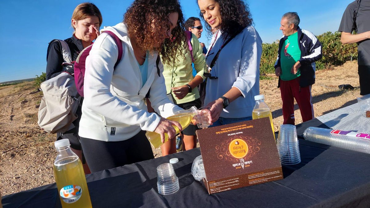 RutaVinoVerdejo's tweet photo. III Jornadas del Mosto en La Seca. Marcha senderista por el Camino de la Peña. Unimos actividad física, paisaje y patrimonio entre La Seca y Tordesillas. Primera parada con verdejitos de @lagiraldadecas1 de Matapozuelos https://t.co/rrhHOrADfZ