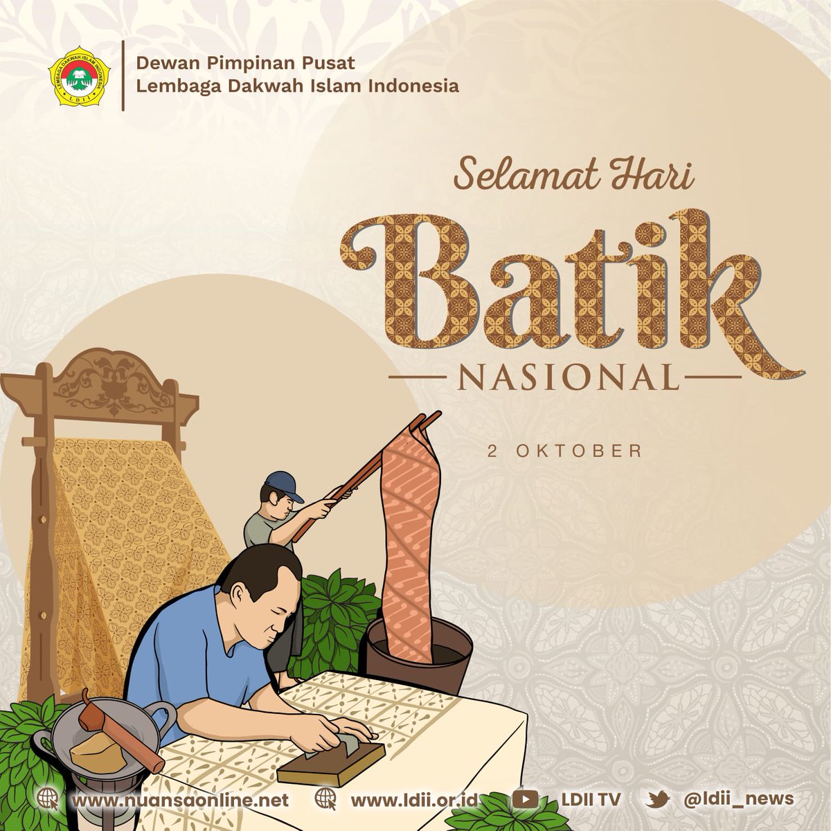 LDIIKediri's tweet photo. Batik Indonesia resmi diakui UNESCO sebagai Warisan Budaya Tak Benda. Hal itu, menjadi sebuah kebanggaan, sekaligus membawa Indonesia berkewajiban merawat dn melestarikan budaya batik.
Nmn, berbicara proses produksinya, ktk menggunakan zat pewarna kimia dgn takaran yg tdk benar. https://t.co/pROflXEEAf