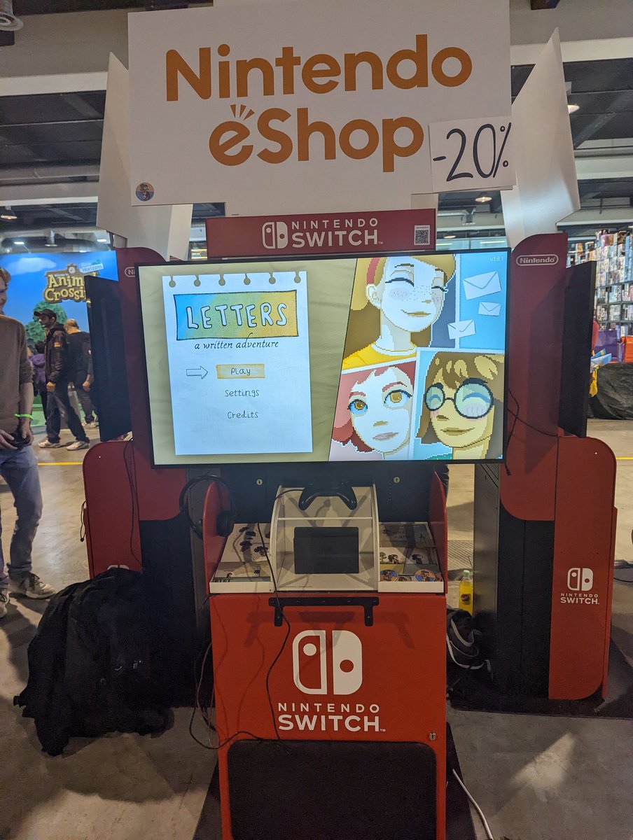 Letters Game π Available now! π (@lettersthegame) on Twitter photo This weekend we are exhibiting Letters <a href="/zurichpopcon/">ZURICH POP CON & Game Show</a> at Nintendo Zone 5th Hall. Come and try it out if you're around π
There is also a 20% discount till October 8th!
nintendo.com/store/productsβ¦
#zurichpopcon This weekend we are exhibiting Letters <a href="/zurichpopcon/">ZURICH POP CON & Game Show</a> at Nintendo Zone 5th Hall. Come and try it out if you're around π
There is also a 20% discount till October 8th!
nintendo.com/store/productsβ¦
#zurichpopcon
