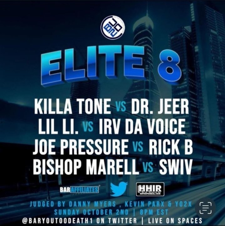 Drjeermackin's tweet photo. If you want to know who's the hottest battle rappers coming up rn pull up ask @TheOnlyTayRoc @knowledgethagod yodouble aka yo2x aka Yo Escobar #BarAffiliates #BU2D #M2DaB #Wordsport #TheRiot https://t.co/gM8d2Zynbu