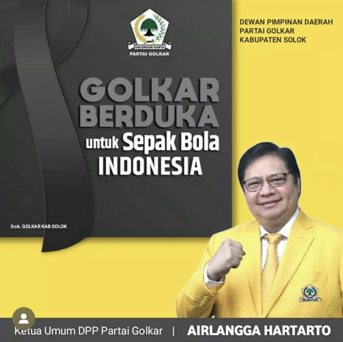 Asli ini partai sakit, sempat2nya ambil kesempatan dengan keadaan, ucapan berbanding terbalik dengan photo ketuanya..politik yang menjijikan. #golkar