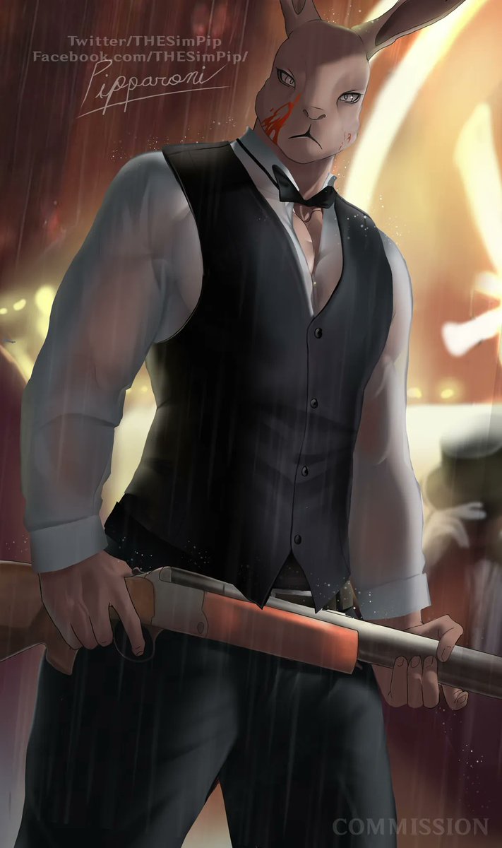 THESimPip's tweet photo. First furry commission from fb

Been very busy with school work but hopefully Ill be posting more consistently bwhahaha
#bara
#furryart https://t.co/IvWsHcUmJ6