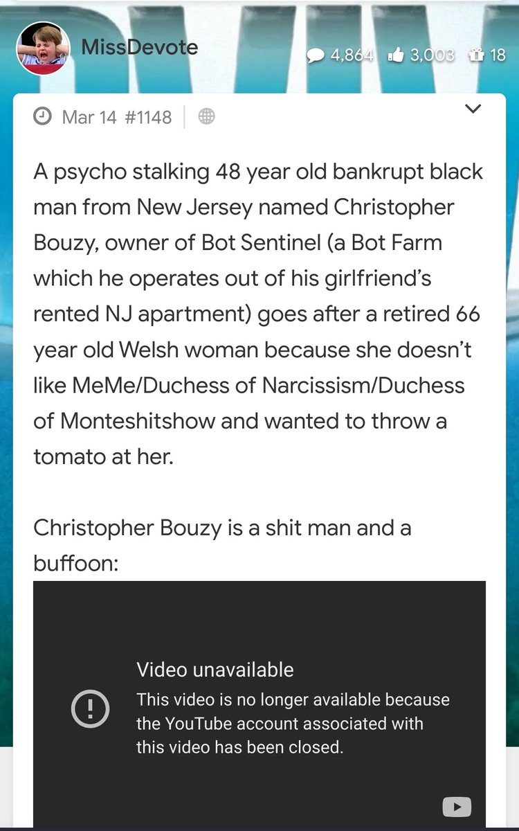 TerrryParker's tweet photo. @MsLKingg @Saqib_hmed Oh yes, tumblr might be worth a look if you want to see what kind of man Bouzy really is. He may have gotten the video taken down but the posts still remain. There is another much worse allegation launched at him that I haven't seen many talk about either, maybe you'll see it. https://t.co/yhsfLcU74O