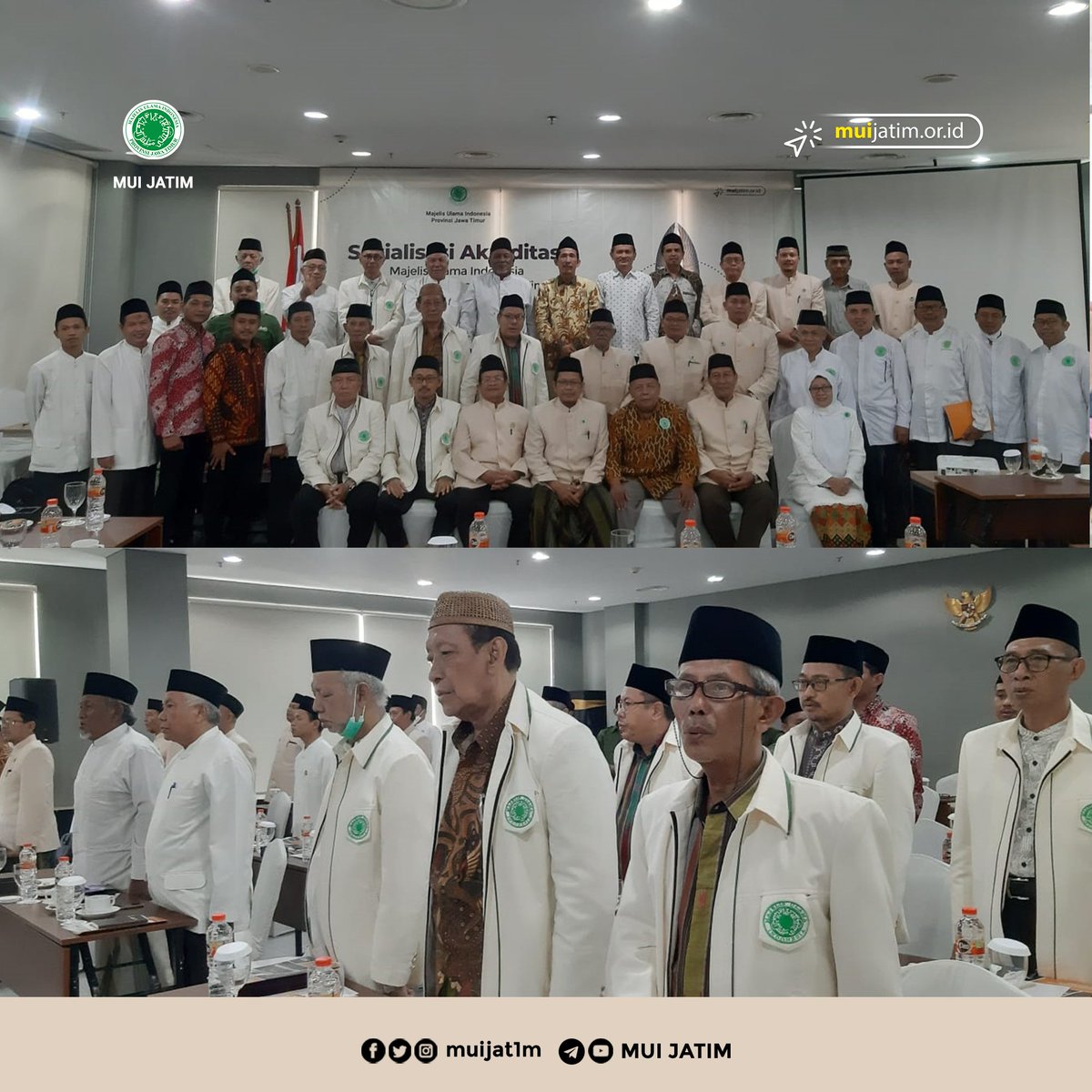 muijat1m's tweet photo. Sosialisasi Akreditasi MUI Kabupaten/Kota se - Jawa Timur Korwil Gresik

Ahad, 2 Oktober 2022

---=====---
Follow us :
Instagram, Twitter dan Fanspage :
@muijat1m

#muijatim #majelisulamaindonesia #mui #ulama #ulamaindonesia #ulamanusantara #kontendakwah #pecintaulama https://t.co/GIuIa44Gka