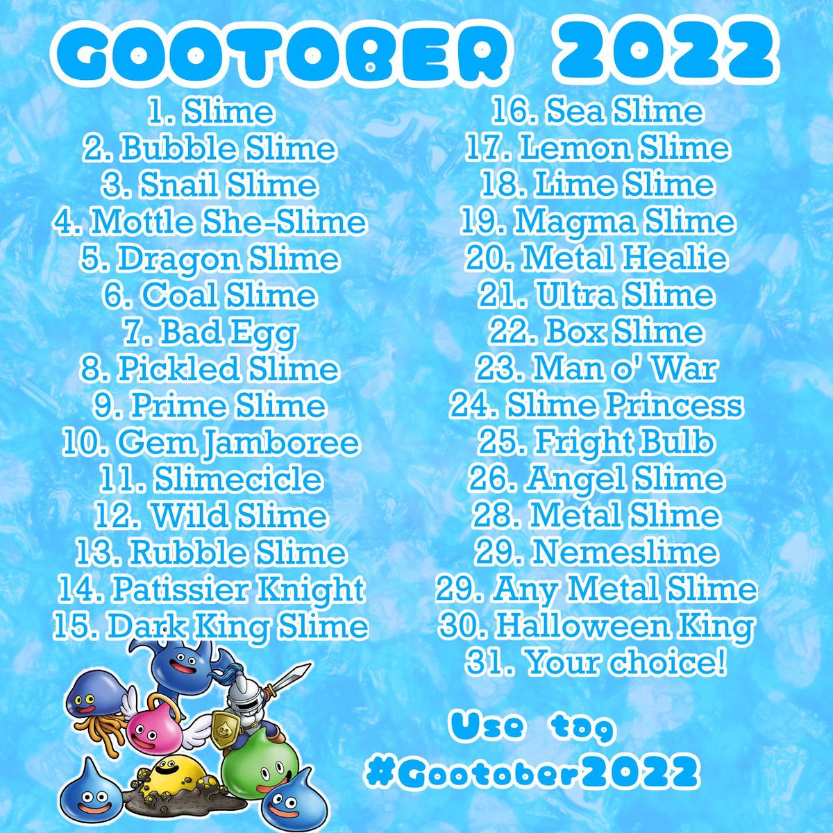 AJ_Frikimario's tweet photo. Hoy le toca al burbujilimo <3 #gootober2022 #slime #day2 #bubbleslime #drawtober #DragonQuest @DQ_Spain https://t.co/8KFZXaIcRb