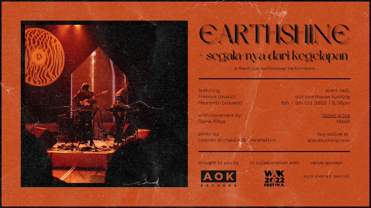 One week to go until we see you in Kuching!

Tickets are available through the link on our page.