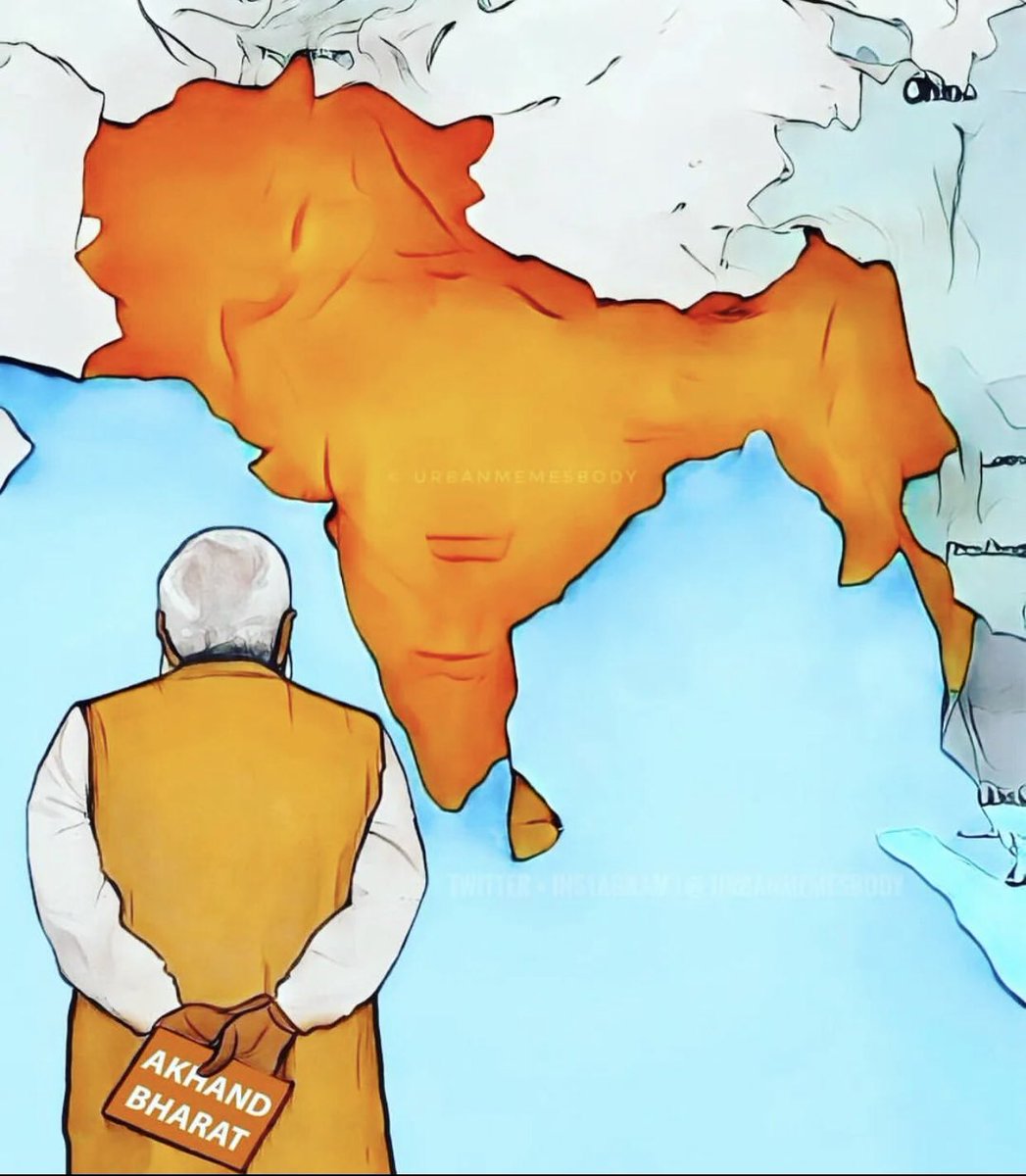 زين on Twitter: "Your “Akhand Bharat” was ruled by only one ruler in