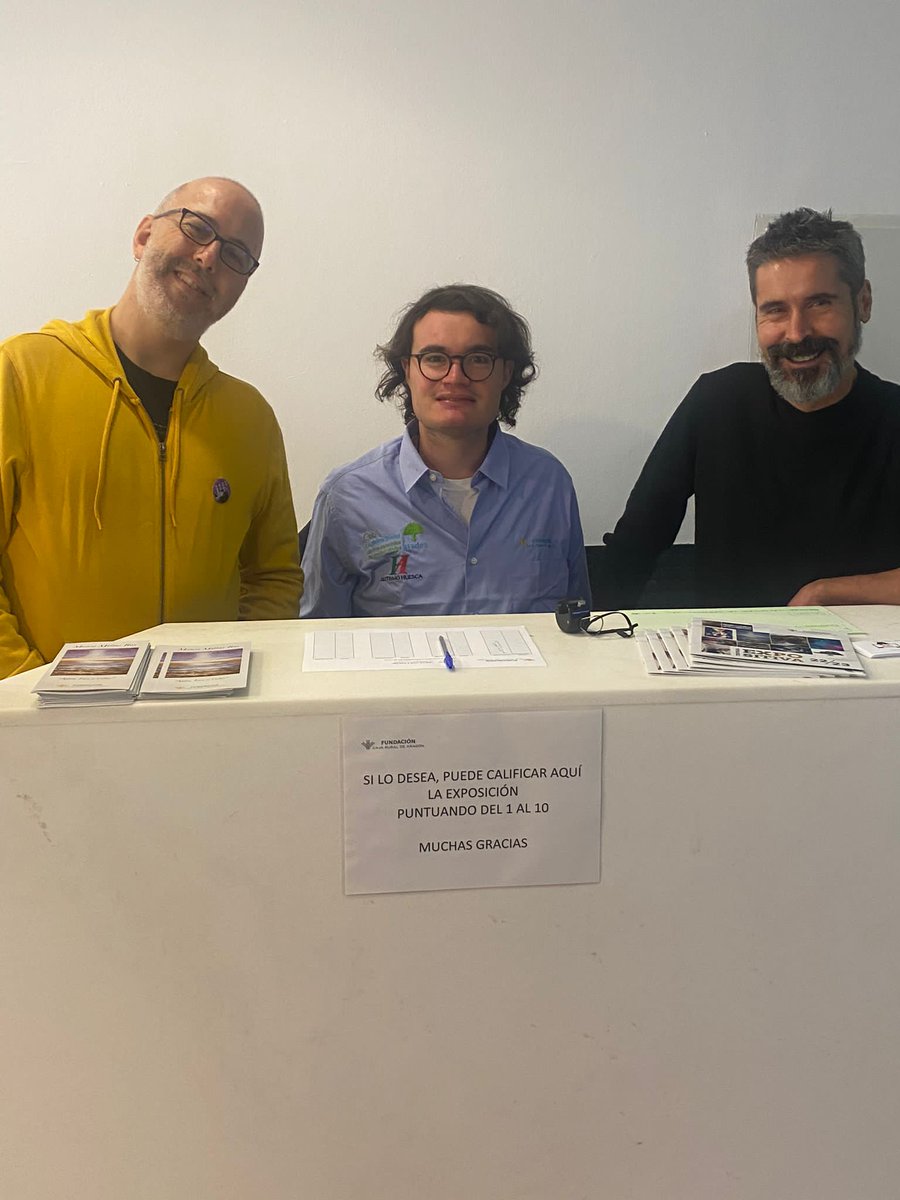 😊Estamos felices por nuestro asociado Juan, que ha comenzado a trabajar como conserje en en la sala de exposiciones de la Fundación <a href="/CajaRuralAragon/">Caja Rural de Aragón</a>, gracias al convenio de colaboración que desarrollamos con esta fundación y la coordinación de <a href="/somosatades/">ATADES</a> #Inserción #Autismo