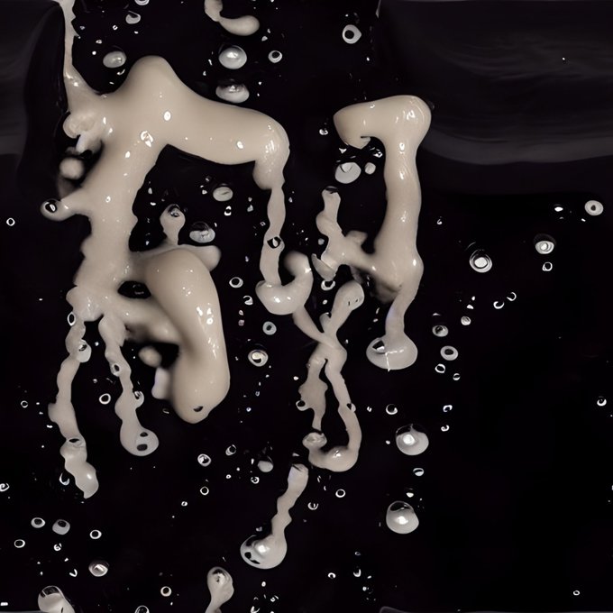 AIで練乳素材を召喚しようと試したら成功してしまったのでCC0で置いておきます♥️ 