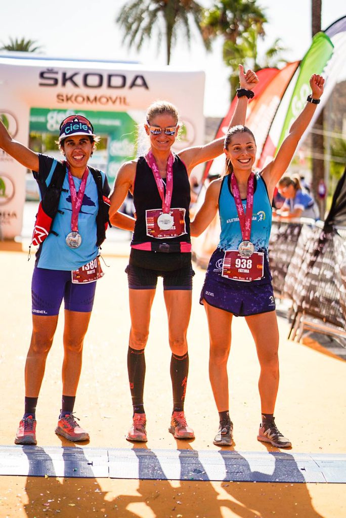 PÓDIUM TRAIL | 34K FEMENINO 🌋

🥇 Mercedes Velasco | 02:57:31
🥈 Fátima Ortega | 03:04:59 
🥉 MayteVera | 03:26:39

TODAS LAS CLASIFICACIONES EN sportmaniacs.com/es/races/jimbe…

#LaConquistaDeQartHadast