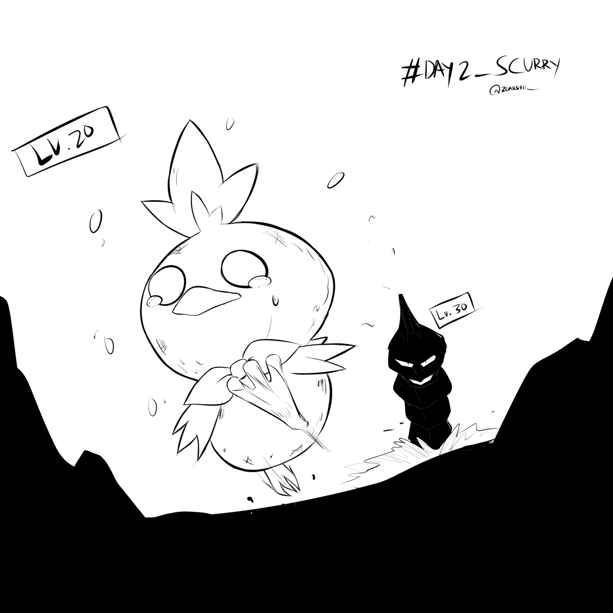 zekushii_'s tweet photo. Day 2: Scurry

- Run!

#inktober #inktober2022 #inktoberday2 #inktoberscurry #pokemon #artistsontwitter #イラスト好きな人と繋がりたい #イラスト https://t.co/VMIT3e98eg