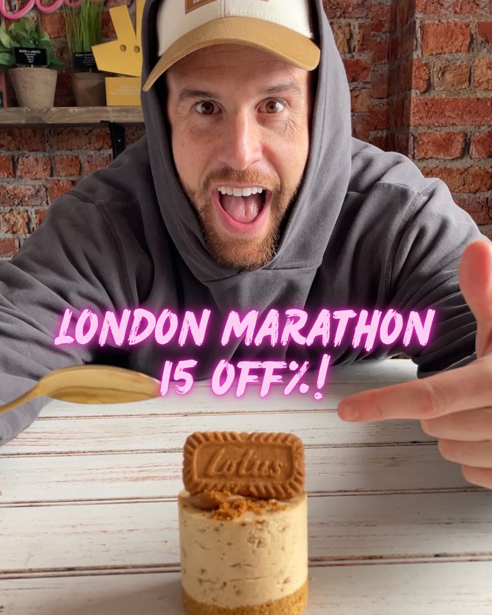 pleesecakesuk's tweet photo. 15% OFF ALL @Deliveroo orders today only! 🔥

The perfect post #londonmarathon treat 😉

Click below to find your nearest hub:

https://t.co/LXLbhAlVAL

#pleesecakes #deliveroo #london #Foodie https://t.co/yZcI6QLxSJ