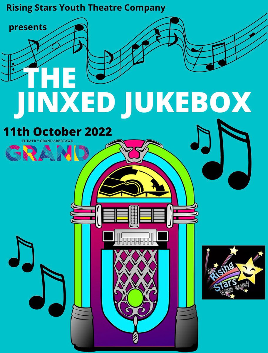 RsTheatre's tweet photo. We are proud to announce that our talented Youth Theatre will be performing ‘The Jinxed Jukebox’ before All That Jazz. Wow!!!That’s right….two shows for 1! All tickets are just £12 ⭐️
To book 📞 01792475715 
visit https://t.co/uzdjhJtnsd https://t.co/AgjzItyV20
