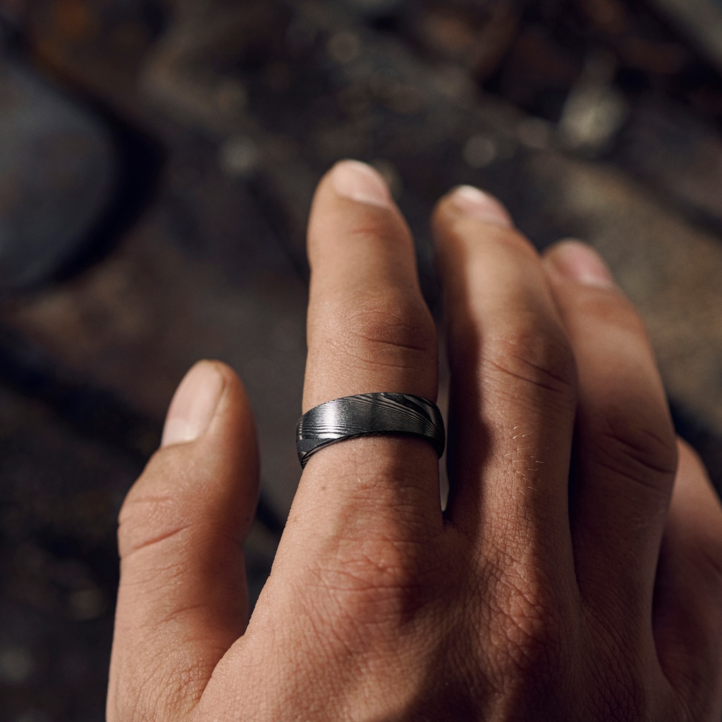 Get a ring that's truly yours. Damascus steel features a unique pattern – no two rings are the same.

With 24 styles to choose from, you'll find one that speaks to you.

Shop it here:
