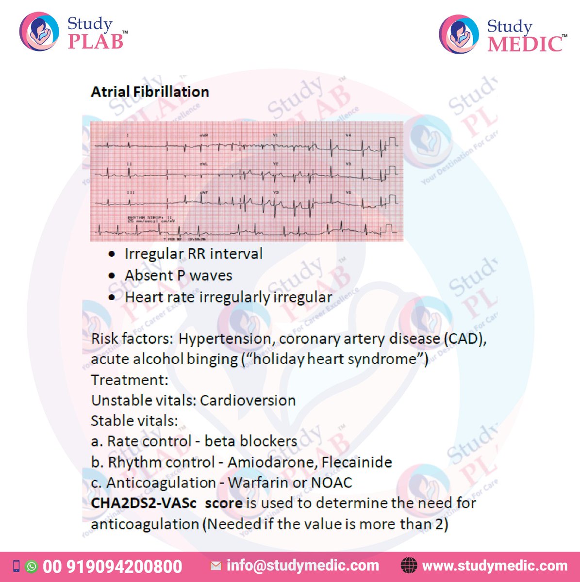Study_MEDIC's tweet photo. #StudyMEDIC #StudyMEDICFlashCardSeries #AllaboutFlashCArds #Flashcardlearning #MedicalFlashcards #MedicaleLearning #Atrialfibrillation https://t.co/P63DYms5f2