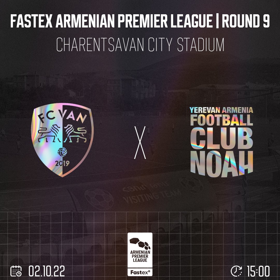 Matchday ⚽️
🆚Van
🕓 15:00
📍Charentsavan City Stadium 

#WeNoah #fastexpl🇦🇲