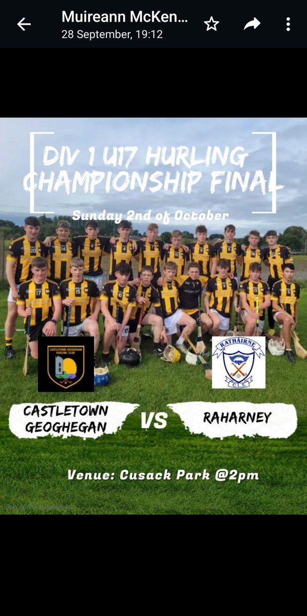 BEST OF LUCK TO BOTH OUR MINOR AND SENIORS TDAY ..A GREAT DAY FOR THE CLUB