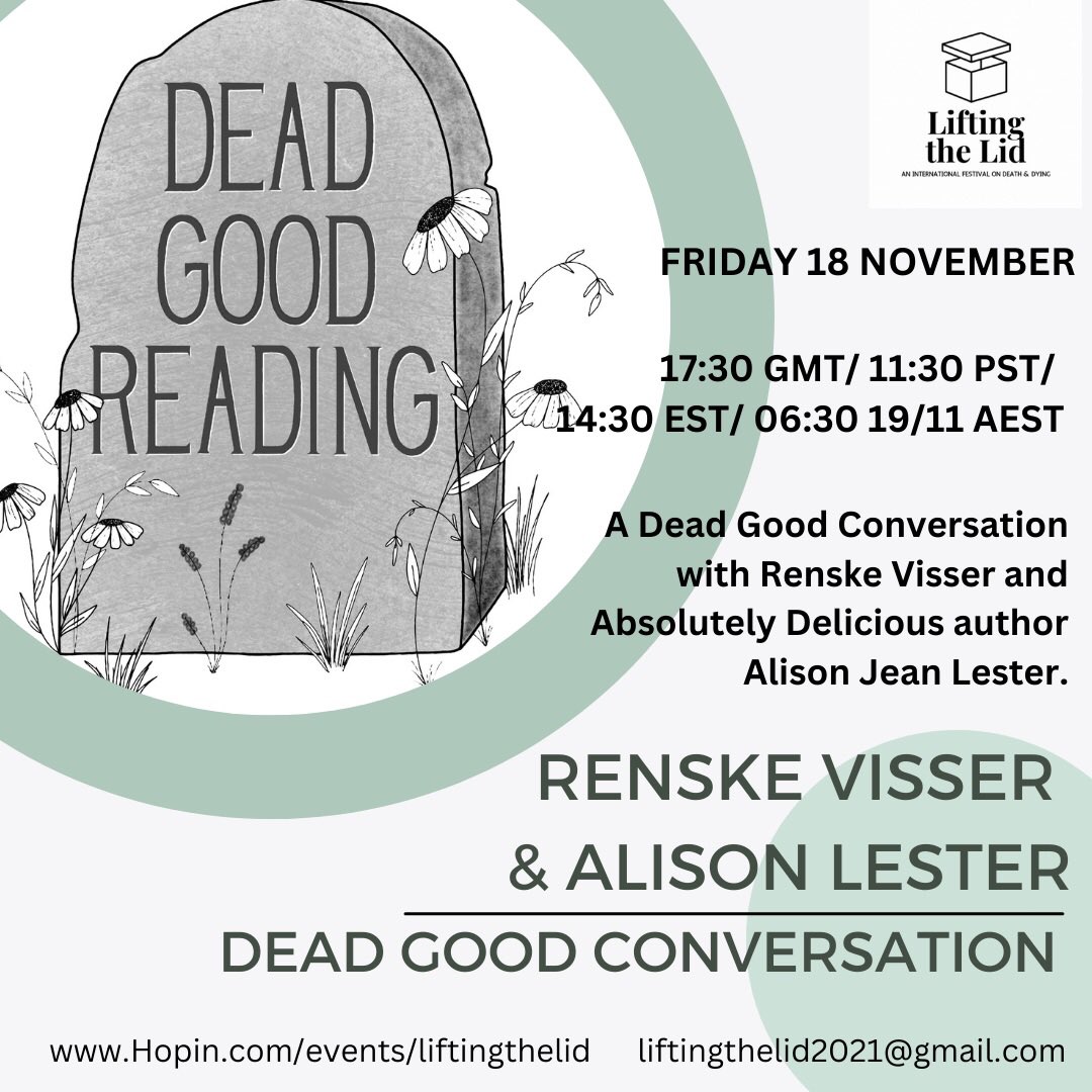 Liftingthelid21's tweet photo. Register for your FREE ticket
https://t.co/kHU0tpdPUy
#liftingthelidfestival #liftingthelid2022 #freefestival #death #dying #eol #alisonjeanlester #drrenskevisser #deadgoodreading #books #literature #grief #bookreviews https://t.co/W4EHCftxIL