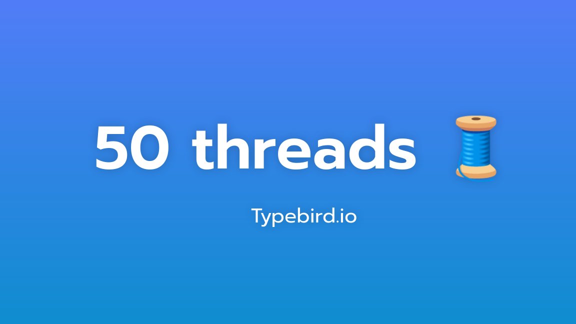 typebird_io's tweet photo. 50 threads published π§΅π #buildInPublic #Typebird https://t.co/AomO7TwDhy