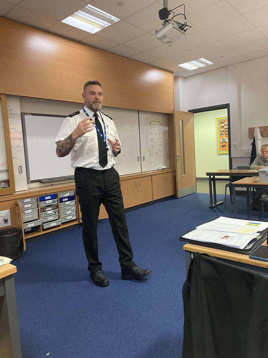 Thank you to Jack’s papa, Jock McTavish for speaking to uniform services about his role as a prison officer. It’s safe to say everyone was very engaged.