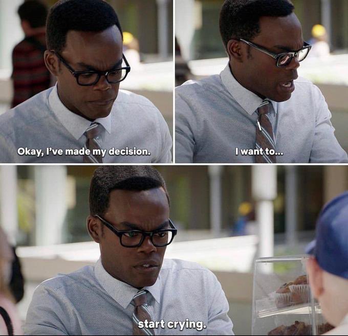 Me after reading reviewers’ comments