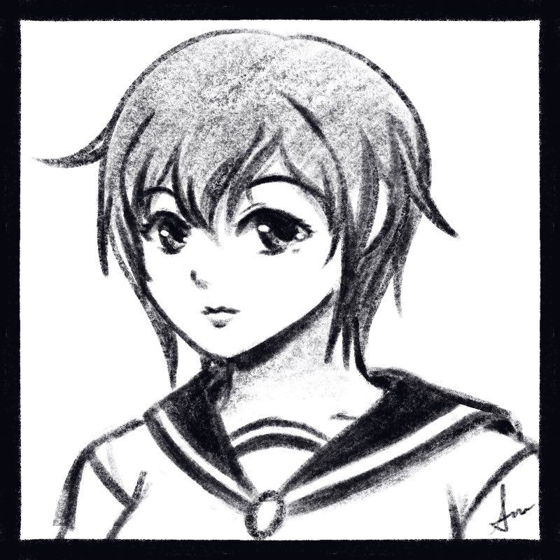 CPTCascade's tweet image. Day 1 of Sketchtober! Today was a free day so… here is Naomi Nakshima from corpse party! #sketchtoberVA