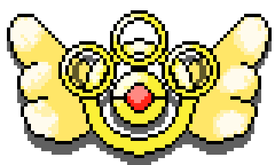 Billys_Artlook's tweet photo. The badge from Gates! 

#asesprite #pixelart #pmd #pokemonmysterydungeon 
#GatesToInfinity https://t.co/do1pegrprj