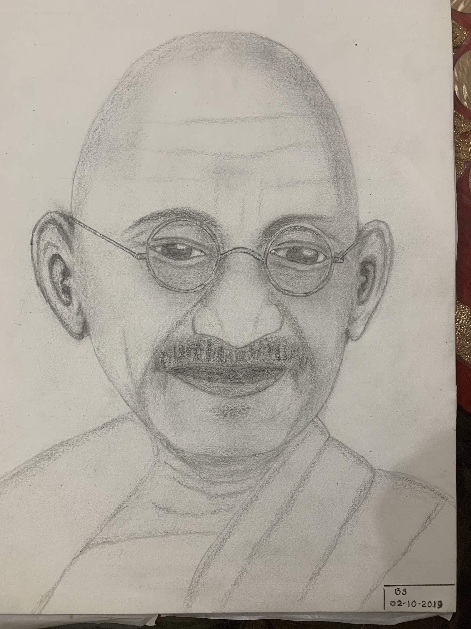 Pencil Sketch Gandhiji by shivasha on DeviantArt