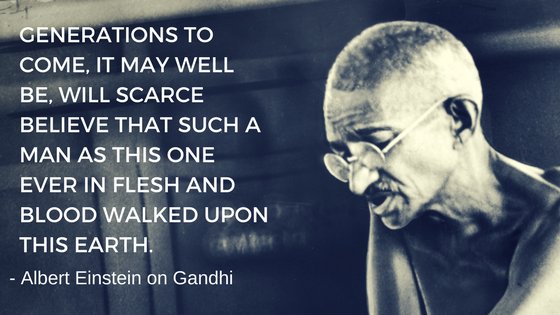 An eye for an eye makes the whole world blind. - Mahatma Gandhi (2nd Oct 1869- 30th Jan 1948)
#gandhijayanthi