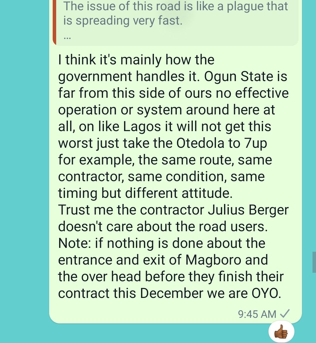 Flammytv's tweet photo. Lagos Ibadan express way at OPIC needs your attention @OGSG_Official @FedRoadsNGR J. Berger is working against your government. Making tax payers, families and communities suffer. Do ppl need to protest b4 u take action? @channelstv @ARISEtv @tvcnewsng @Lagos1fm @TrafficChiefNG https://t.co/m8AJQsQH7I