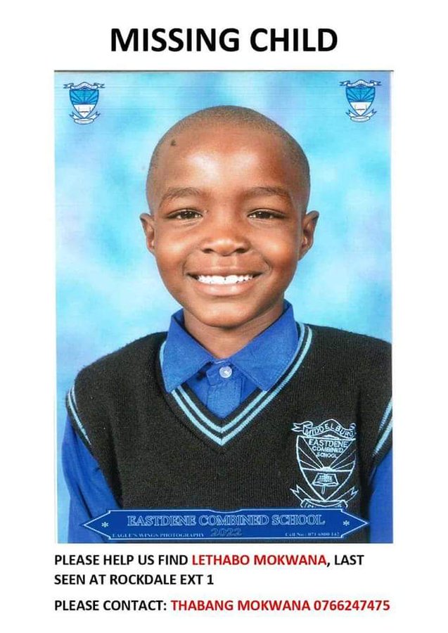 RealDelkoo's tweet photo. ⚠️Missing Person Alert ⚠️

Please retweet this Tweet until he is found .he was last seen in Mpumalanga (Middleburg)

@2022AFRICA 
@SAPoliceService 
@AdvoBarryRoux https://t.co/RB2X4yQGUX