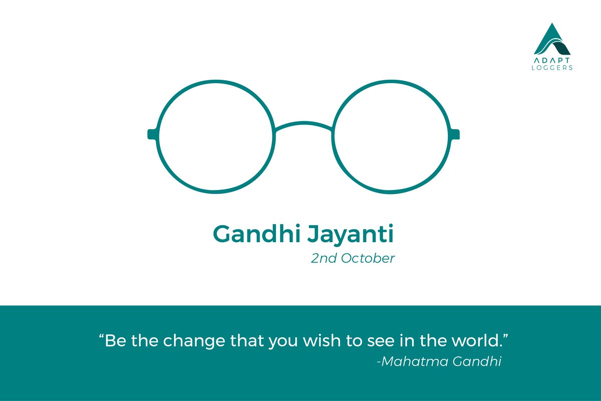 AdaptLoggers's tweet photo. Remembering Mahatma Gandhi, who inspired India's freedom struggle.

#gandhijayanti https://t.co/tHPJZrkW1Y
