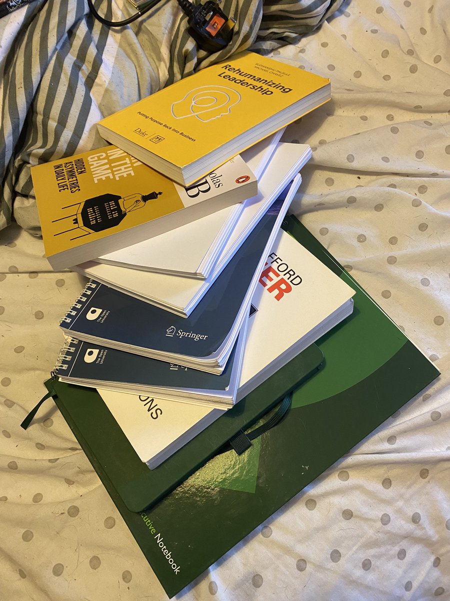 SamOUStudies's tweet image. A minor issue of going to Wycombe the week before my last assignment for this module, is the amount of additional books I need to take!