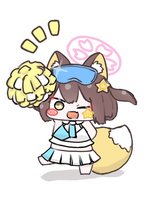 イズナ(応援団)#ブルアカ #BlueArchive #블루아카이브 