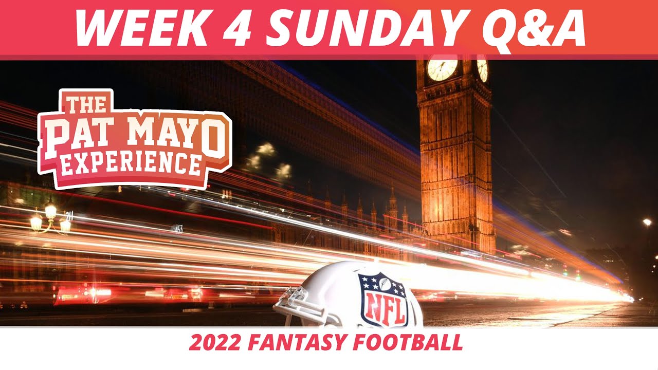 Pat Mayo on Twitter "Godwin and Julio are BACK IN the Week 4 Rankings
