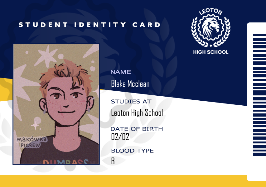 Inori_ELN's tweet photo. #LHS_Commu 

"Wanna see my streaming ?"

Blake Mcclean
Grade 12

𝐑𝐨𝐥𝐞𝐩𝐥𝐚𝐲
" ___ " = talk 
/___/ = think
___ : Action 
(___) = ผปค.

Cr. 
1.CMS: Nani Watthe
2.Picrew link in bio https://t.co/VM8efhh7qv