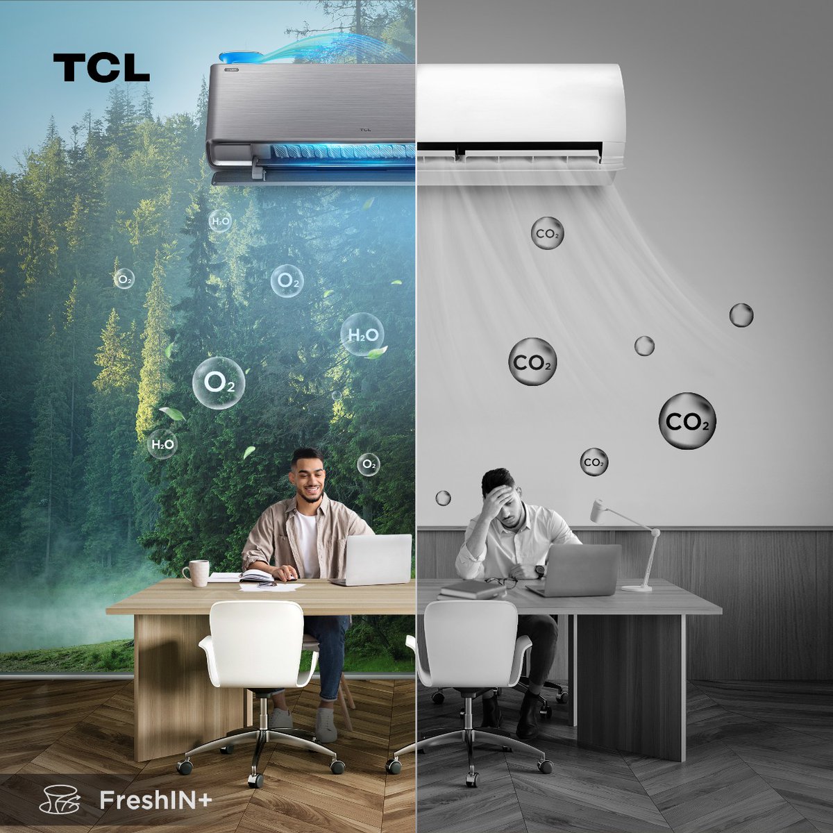 TCLPH's tweet photo. How much does breathing fresh air affect your mind? Give your brain cells some fresh oxygen with #TCL #FreshIN_AC. #FreshINChallenge #UnlimitedFresh https://t.co/y7lZFUBhDC