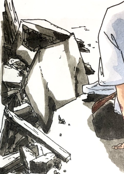 瓦礫のtwitterイラスト検索結果